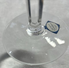 NOS Lenox Solitaire (Platinum Trim) 7-1/8” Water Goblet Glass *PRICE PER GLASS*