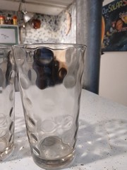 One Of Three Anchor Hocking Impressed Dot Thumbprint – 6″ 12oz. Tumblers