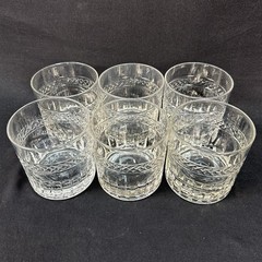 Imperial Glass-Ohio ‘Exeter’ 3 1/2” Old Fashioned Glass, Vintage, Set of 6