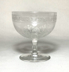 Beautiful Pair of Quality Cut Crystal 3″ LIQUOR COCKTAIL GLASSES (Unknown Maker)