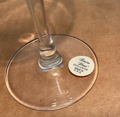 VTG Princess House #233 Set of 4 Rare Crystal Goblets Pine Cone NIB