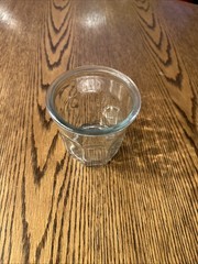 Anchor Hocking Glass 8 Oz. New Orleans Flat Juice Paneled Vintage