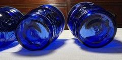 Maryland Glass Company- Ring O’ Rings Shot Glass-Set of 6- Cobalt Blue