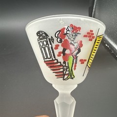 Vintage Libby 1950’s Stemmed Cordial Glasses. Set of 6 Excellent Condition.