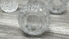 Set 4 Cristal D Arques Longchamp HighBall Tumblers Crystal Glasses 5 3/8″ Tall