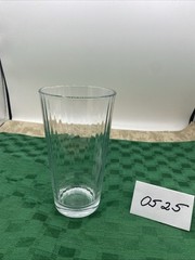 Vintage 6” Tall 3.25” Diameter Ribbed Water Glass Tumbler Replacement