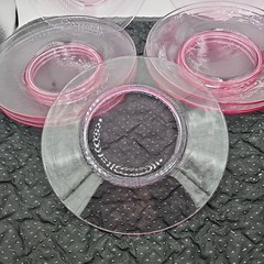 Vintage Tiffin Franciscan Wistaria Pink 8″ Luncheon Plates