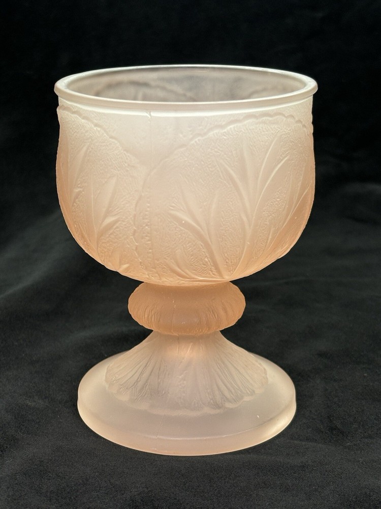 Indiana glass Tiara Exclusive Pink Goblet Glass Vintage Tiara Collection Glass