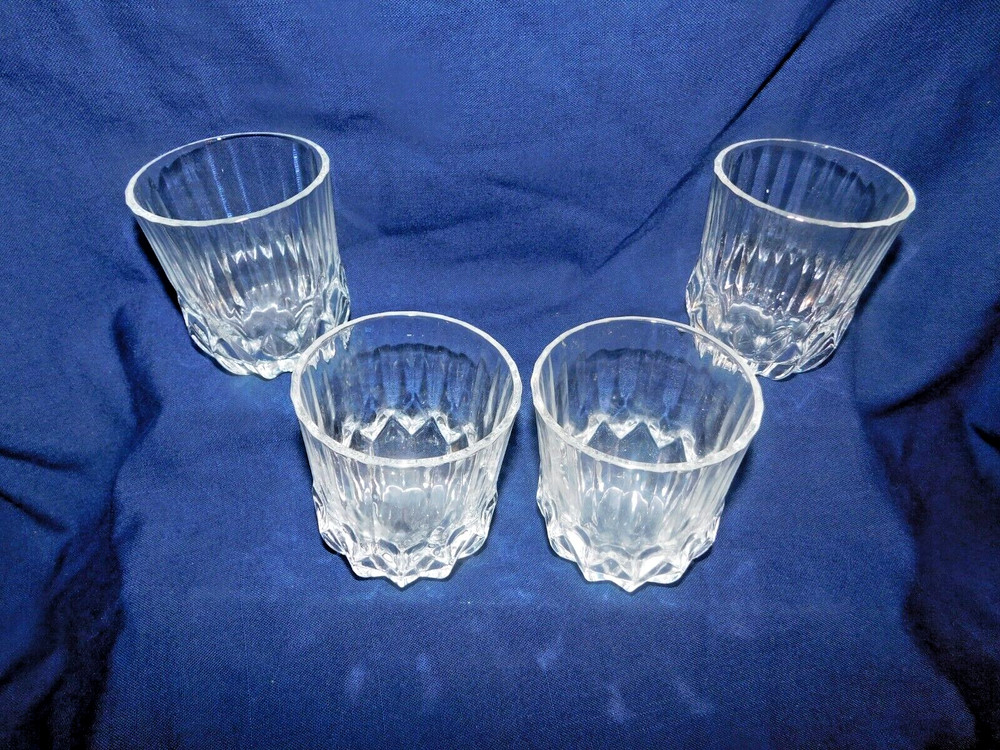 C5 – Studio Crystal by Studio Silversmiths Double Old Fashions Lot of 4