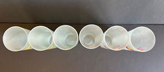 Vintage Libbey Frosted Highball Glasses Pheasants Grouse Birds Hunting Barware