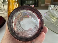 Purple Optic Polka Dot Tumbler 4”