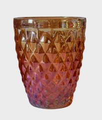 Villa d’Este Home Tivoli Castle Carnival Glass Tumbler