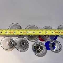 Twisted Stem Cordial Glasses Various Colors Sizes Set Of 8