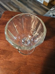 EAPG Straight Huber Early American Pattern Flint Glass Goblet McKee Brother