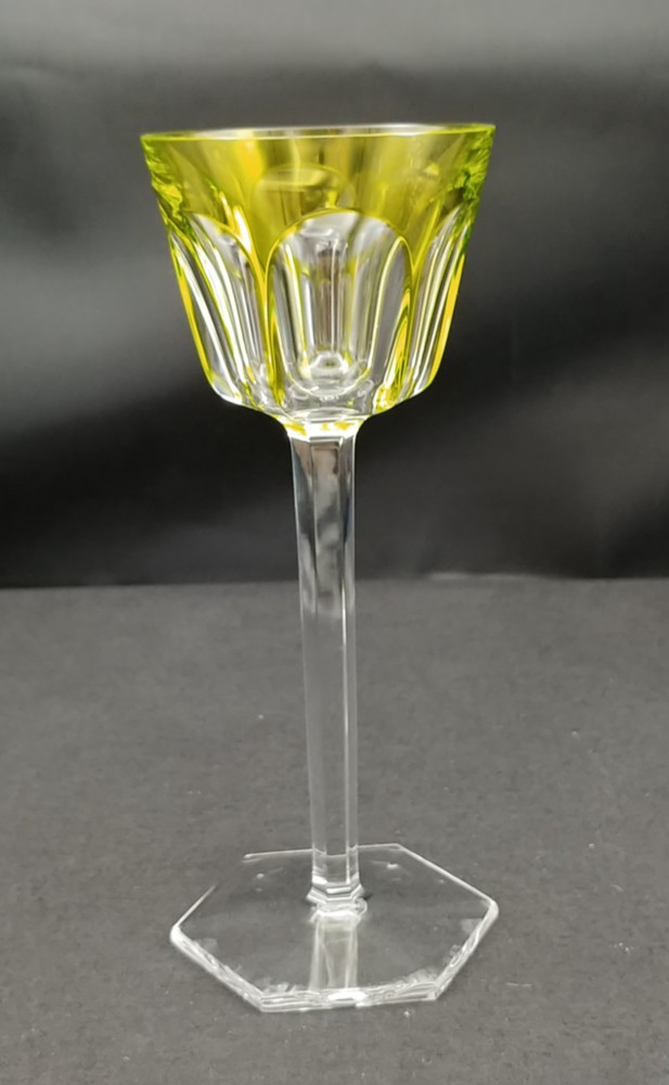 Baccarat Crystal Harcourt Rhine Wine Glass 7 1/2″H