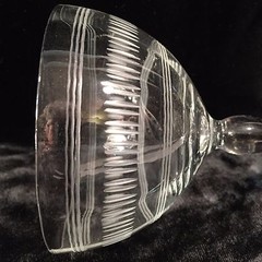 Elegant Stemware w/Etched Bands 3 Sizes 10 Wine/12 Champagne/7 Cordial