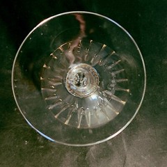 LENOX GRANDEUR WINE GLASSES, 7 7/8″, 6 oz, Cut Lead Crystal, 22K Trim, USA, 2PCS