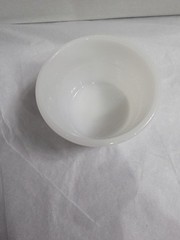 Vintage Glasbake Milk Glass Stacking Ramekin Custard Dessert Cup Sauce Dip