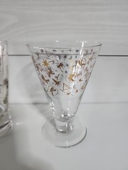 Vintage Black And Gold MCM Barware