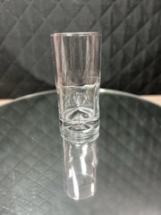 (5) Libbey Crisa Impressions Cooler Glasses Set Clear Pinched Sides Bar Ware Lot