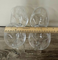 Set of 4 Lenox Tuscany Classics Crystal Red Wine Glasses 9.25″