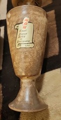 Set of 4 Email Vieux Gres de Vallauris Stoneware Goblets Made in France 5 OZ FP