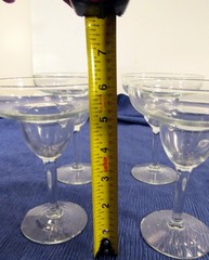 VINTAGE LOT OF CLEAR CRYSTAL GLASS MARTINI COCKTAIL GLASSES LOT OF 1 (EZS002511)