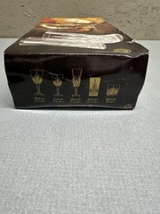 4 Cristal D’Arques MASQUERADE 12.25 oz. Hi-Ball Mix Drink Glasses Clear Crystal