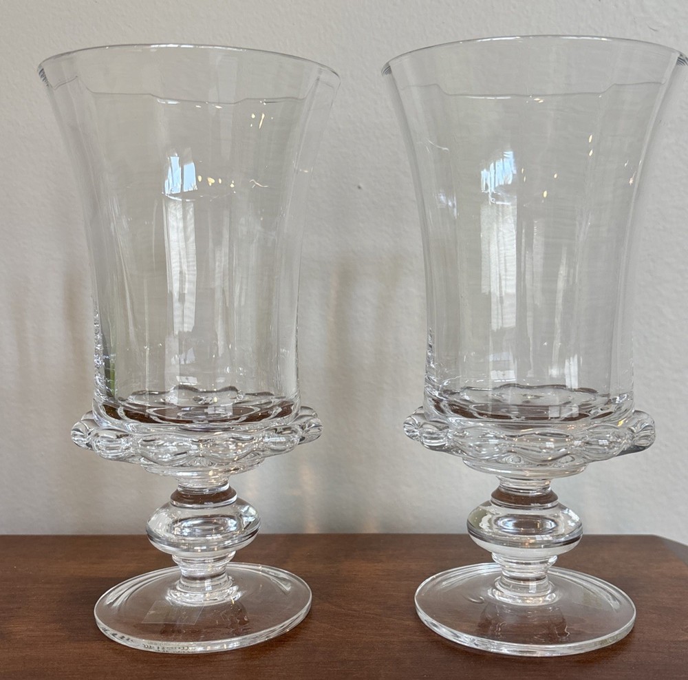2 New with sticker Emerson Iced Tea Glasses Southern Living At Home 7” Tall