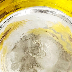Libbey Sunflower Gold Rim Yellow Brown 1970 Flat Tumbler Glass Set of 6