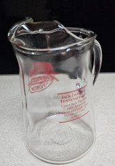Jack Daniels Tennessee Tea Red Script Pitcher with Recipe 80 Ounces