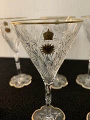 6 Red Wine Glasses Model Elbeuf Crystal From Baccarat (Price Per Unit)