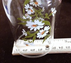 VINTAGE DAISY Juice Glass MCM