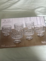 Dublin 6 Piece Crystal Taster Set By Godinger
