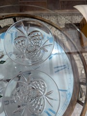 ​Godinger Shannon Crystal Dublin Martini Glasses Set of 4 Cocktail 24% Lead NWOB