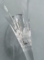 Waterford Lismore Pops Clear Crystal Toasting Champagne Flute Pair #40023071 New