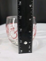 Vintage MCM Rocks Glasses «Jam Session» Musical Instrument Jazz Barware Set Of 2