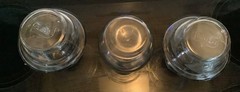 Lot of 3 Vintage Libbey & Glasbake HOTTLE Glass Coffee Tea Carafe