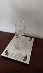 LENOX AMELIA 7.25 INCH CRYSTAL ELEGANT CLEAR CUT 1 WINE GLASS