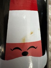 Vintage Mid Century Atomic Santa Holt Howard Glasses set/7 Dairy Queen Promo
