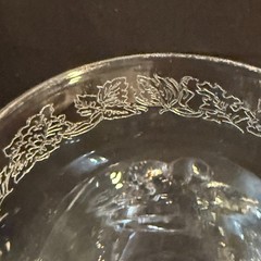 Lenox MOONSPUN Crystal Iced Tea Glass Platinum Trim On Top Rim, No Band READ