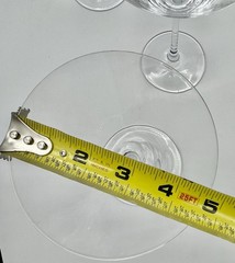 Set of 4 RIEDEL VINUM oversized Martini Glasses Lead Free Crystal 7 3/8, 10 OZ