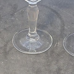 2 Cristal D’arques Durand Washington Cordial Sherry Glasses. Mint Cond. 4⅛» Tall