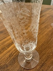 Heisley Glass Orchid Juice Tumblers Set of 5