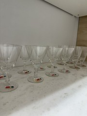 Vintage Fostoria Pine MCM Glasses set of 20!! NEW WITH TAGS