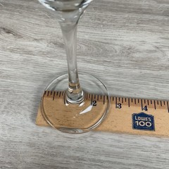 Rolf Glass Palm Trees Etched 8oz Champagne Flute Glasses Set of 2
