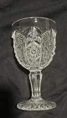 Set Of 6 VINTAGE IMPERIAL GLASS CO. «DAISY AND BUTTON» CLEAR CORDIAL GLASSES 2oz