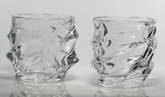 Set Of 2 Storm Iceberg Mountain Glacier Old Fashioned Tumblers Glasses Calypso