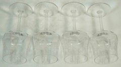 CLEO CAMBRIDGE DEPRESSION ERA ELEGANT GLASS 4 WATER GOBLETS 9 OZ CRYSTAL