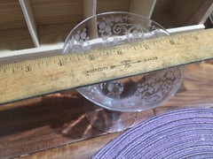 Cambridge Glass Co. Low Sherbet Etched Diane 3122 Stem Crystal